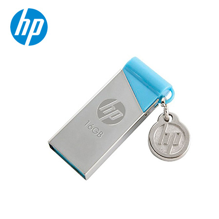 MEMORIA HP USB V215B 16GB SILVER/BLUE (PN HPFD215B-16)